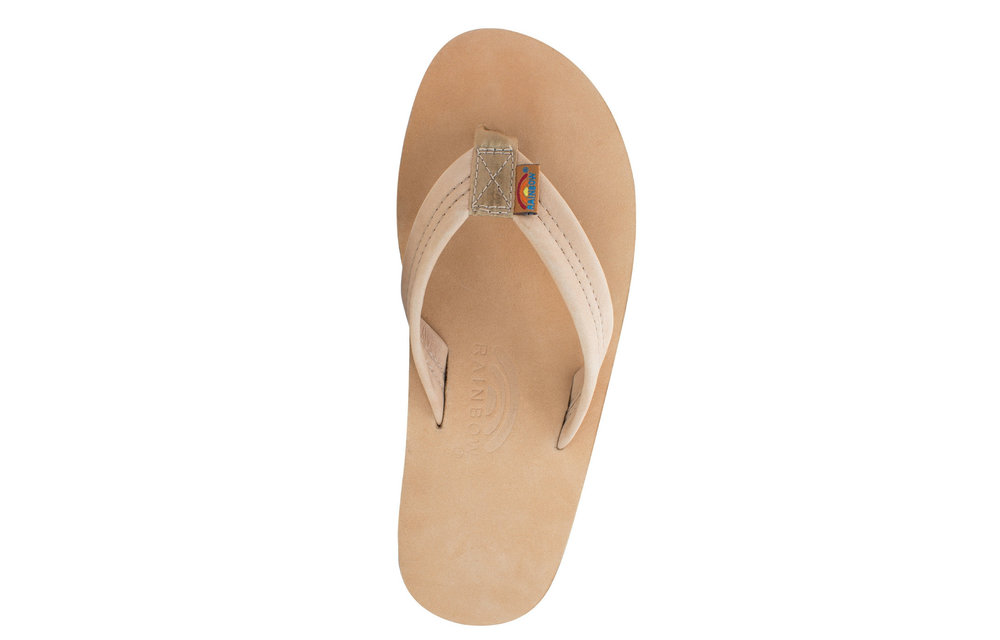 Men's Single Layer Premier Leather Flip Flop