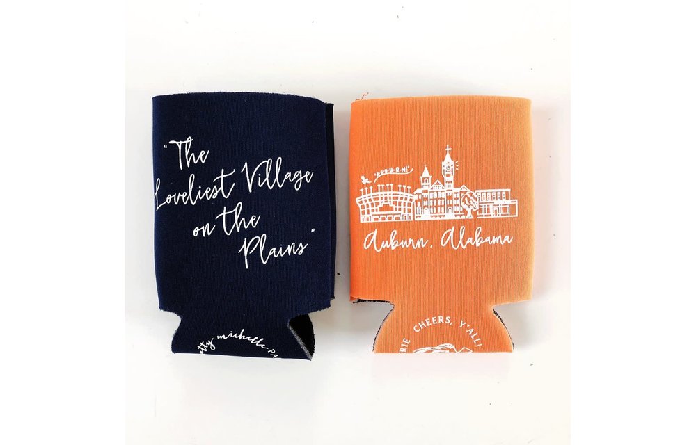 Auburn Can Cooler - Orange
