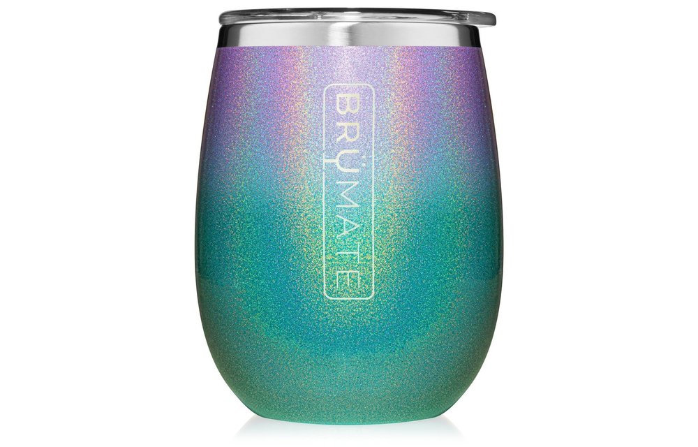 UNCORK'D XL 14oz Wine Tumbler | Glitter Mermaid Ombré