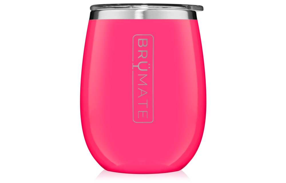 UNCORK'D XL 14oz Wine Tumbler | Neon Pink