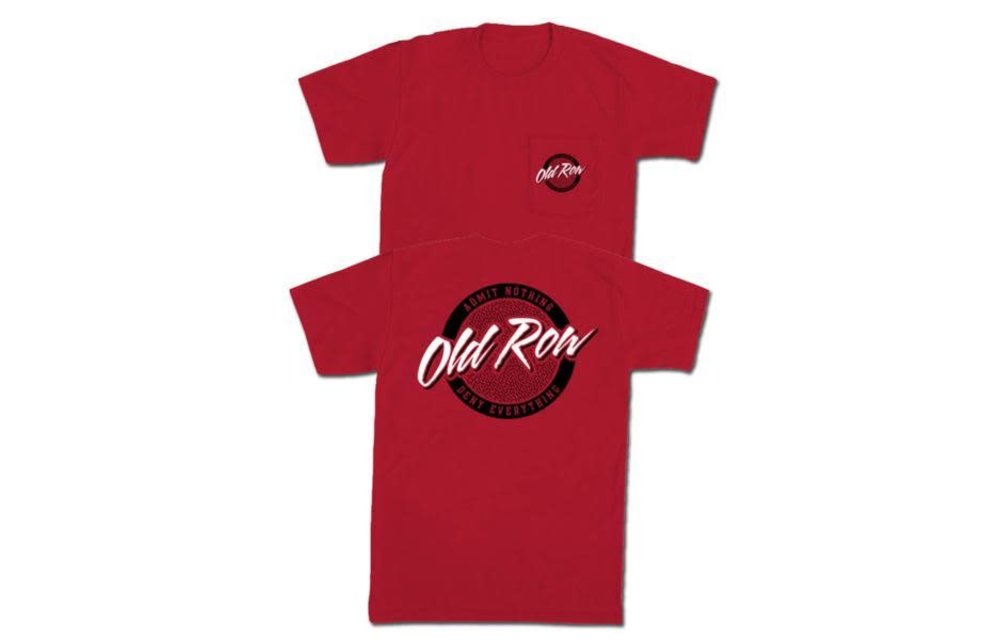 Old Row Tailgate Short Sleeve T-Shirt-RED