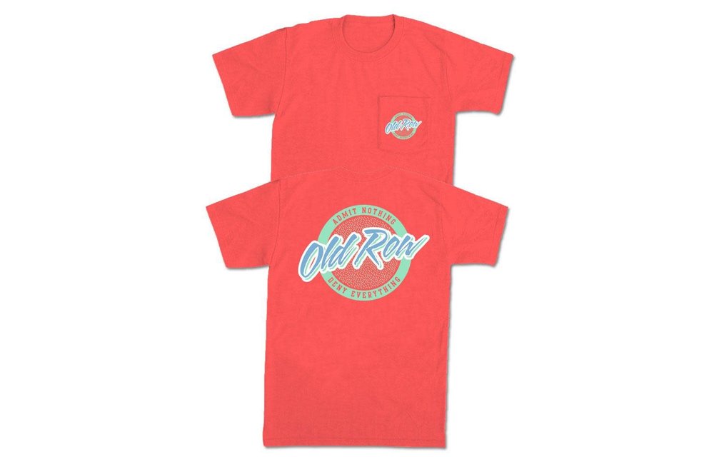 Old Row Rad Chicks Short Sleeve T-Shirt - Neon Orange