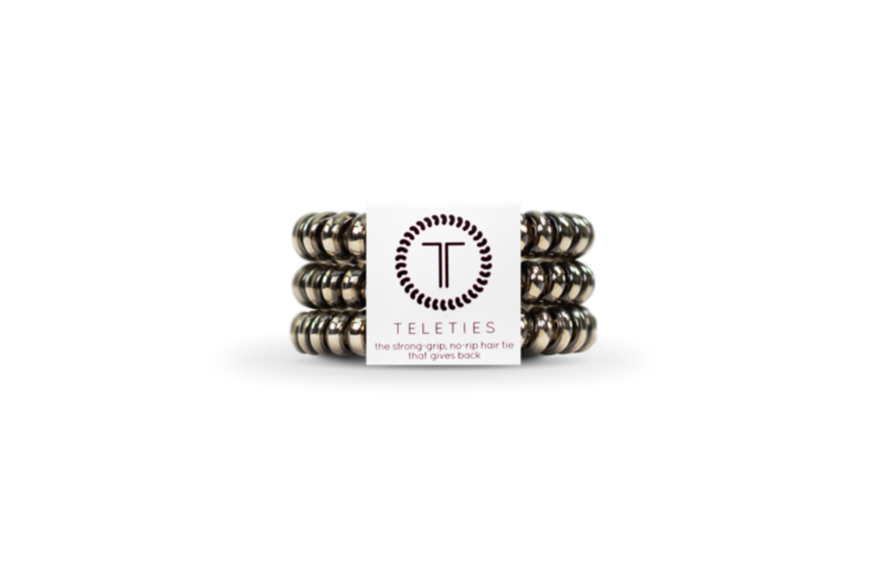 Teleties Small - Moondust Gunmetal