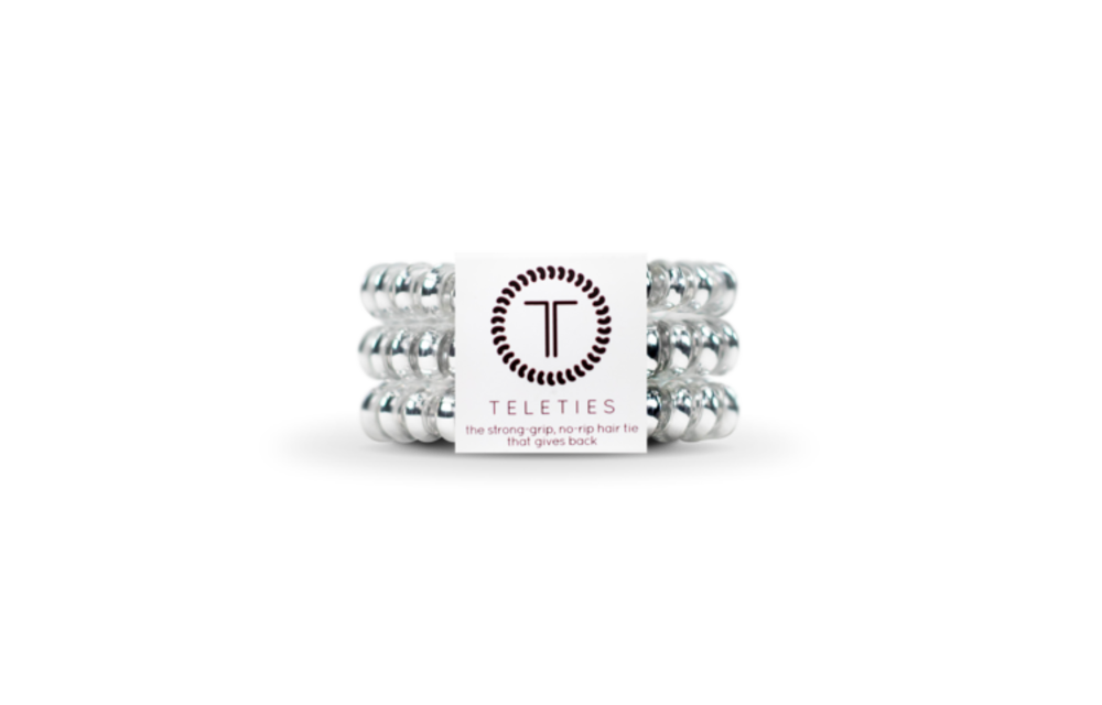 Teleties Small - Electric Silver