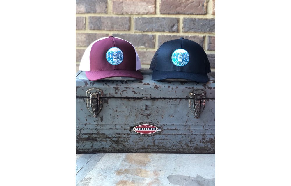 Landscape Logo Trucker Hat - Maroon
