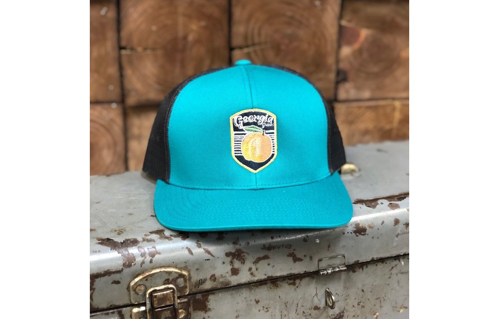 Georgia Grown Trucker Hat - Emerald Green/Black