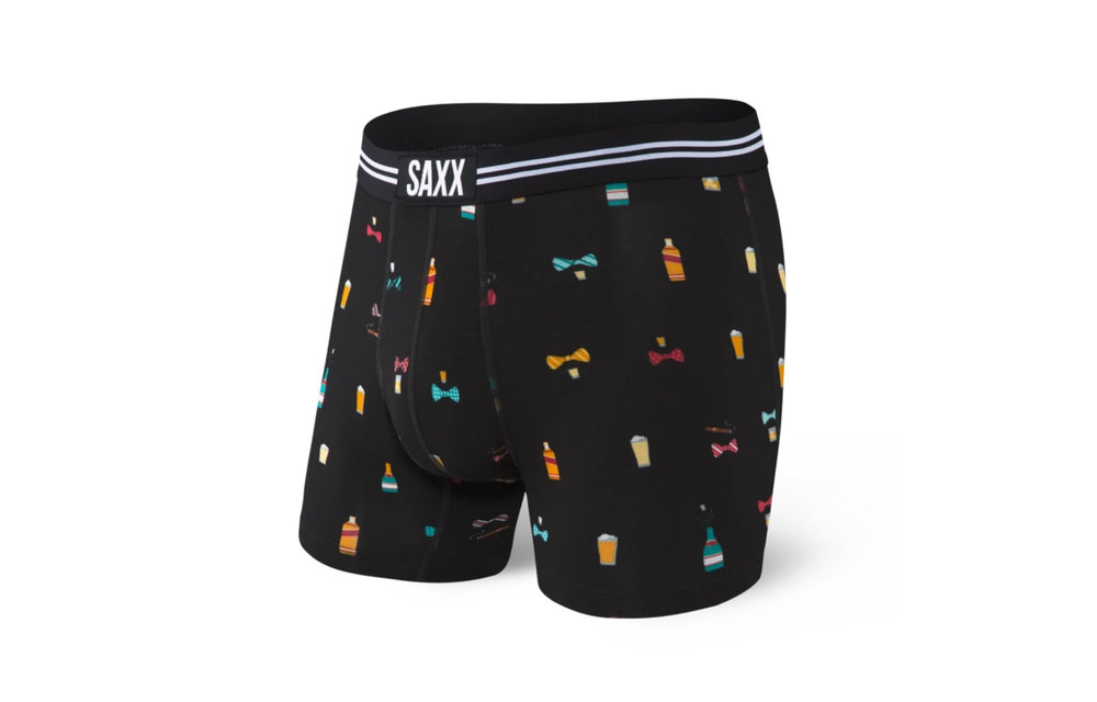 VIBE BOXER BRIEF - BLACK BOWTIES N BOOZE
