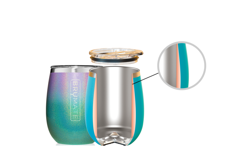 UNCORK'D XL 14oz Wine Tumbler | Coral