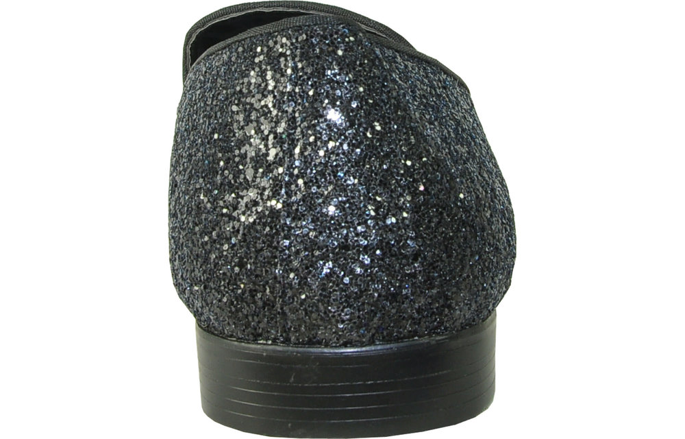 Glitter Tux Shoes - Black