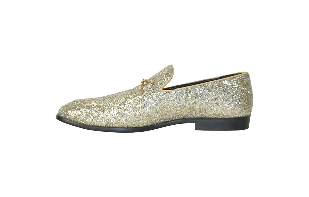 Glitter Tux Shoes - Gold