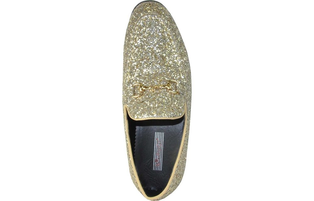 Glitter Tux Shoes - Gold