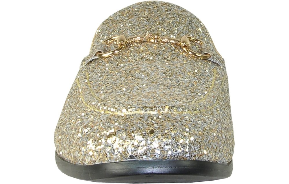 Glitter Tux Shoes - Gold