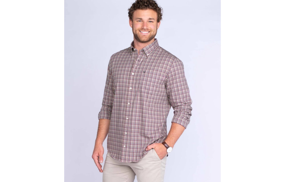 Flintrock Plaid Long Sleeve Button Down