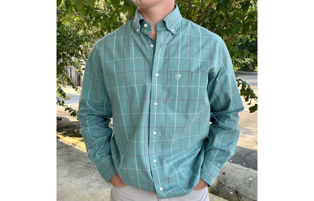 Carter Button Down - Green