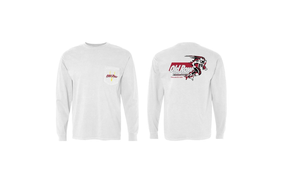 Tailgate Seazon Long Sleeve T-Shirt - White