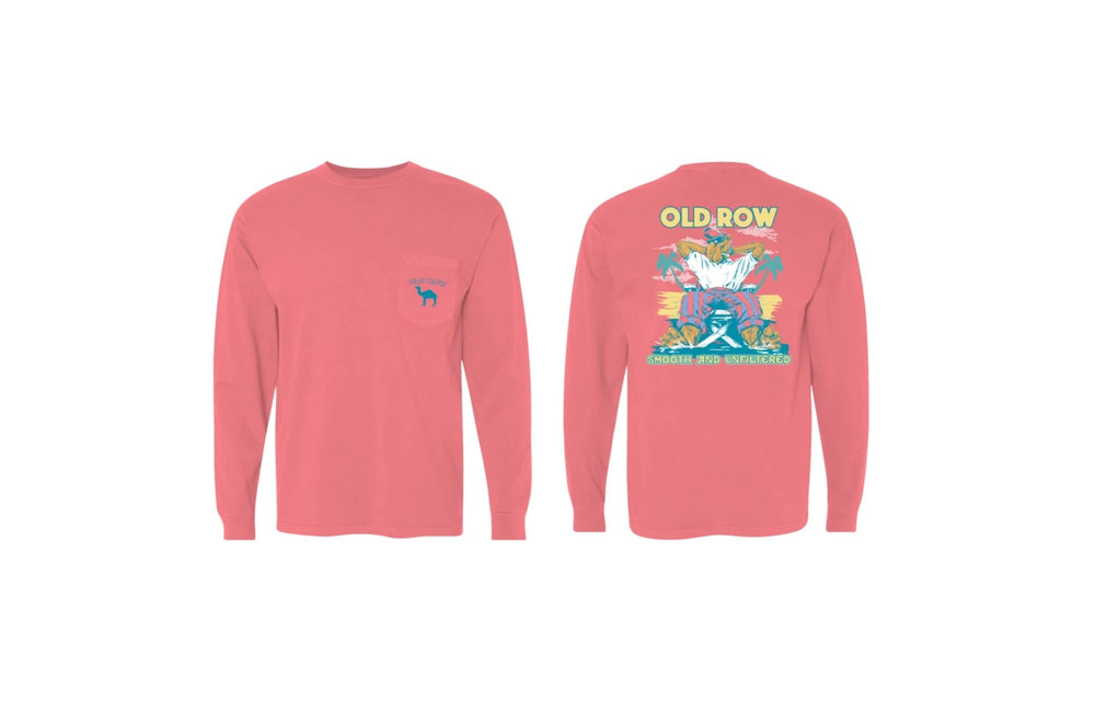 Smooth and Unfiltered Long Sleeve T-Shirt-Watermelon