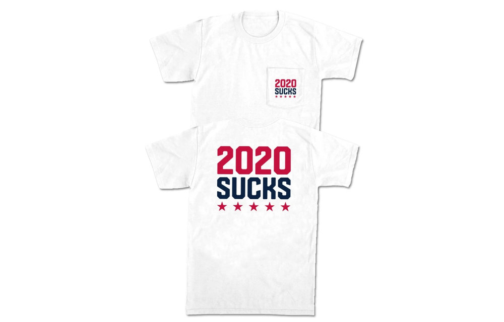 2020 Sucks Short Sleeve T-Shirt - White