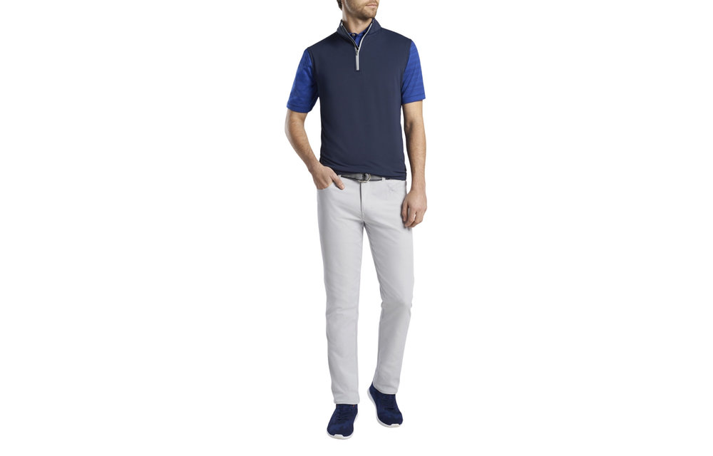 Galway Performance Quarter Zip Vest - Navy