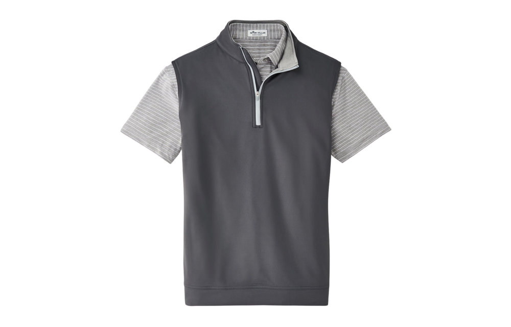 Galway Performance Quarter Zip Vest - Iron