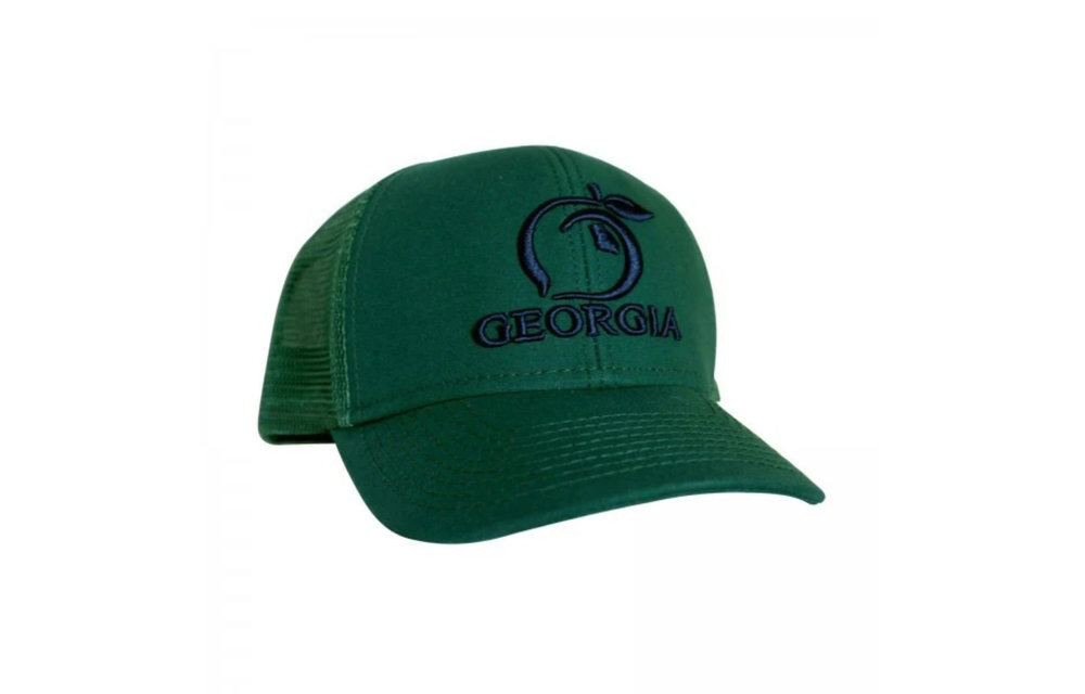 Georgia Mesh Back Trucker Hat-Green