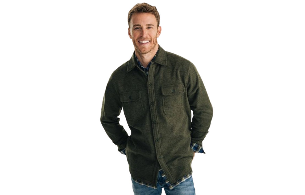 Benjies Shacket-Amazon Moss