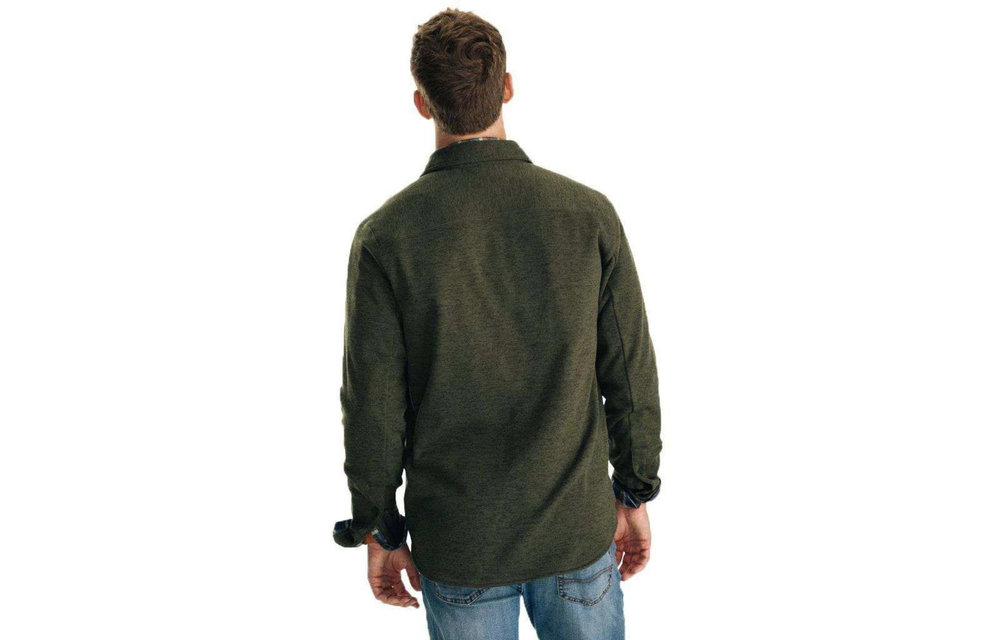 Benjies Shacket-Amazon Moss