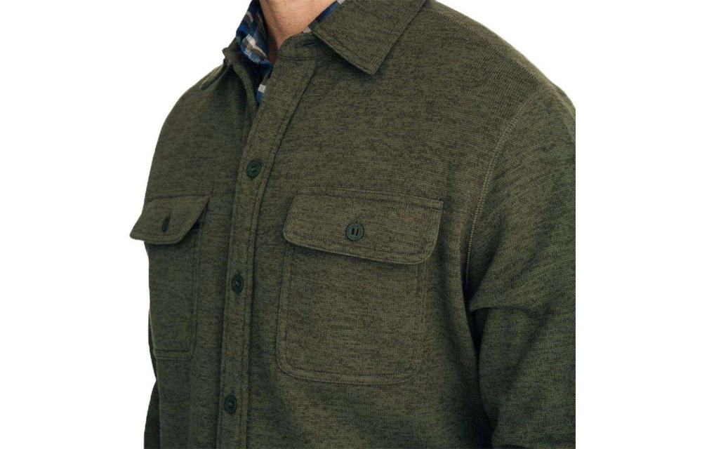 Benjies Shacket-Amazon Moss