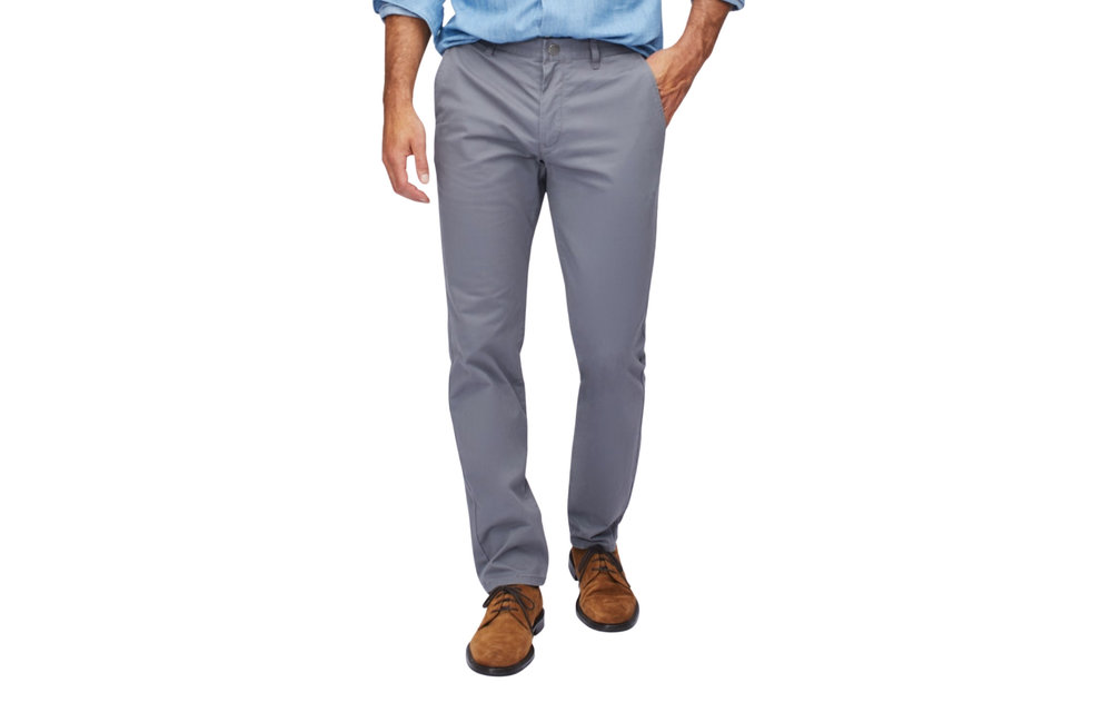 Stretch Washed Chinos-Castlerock