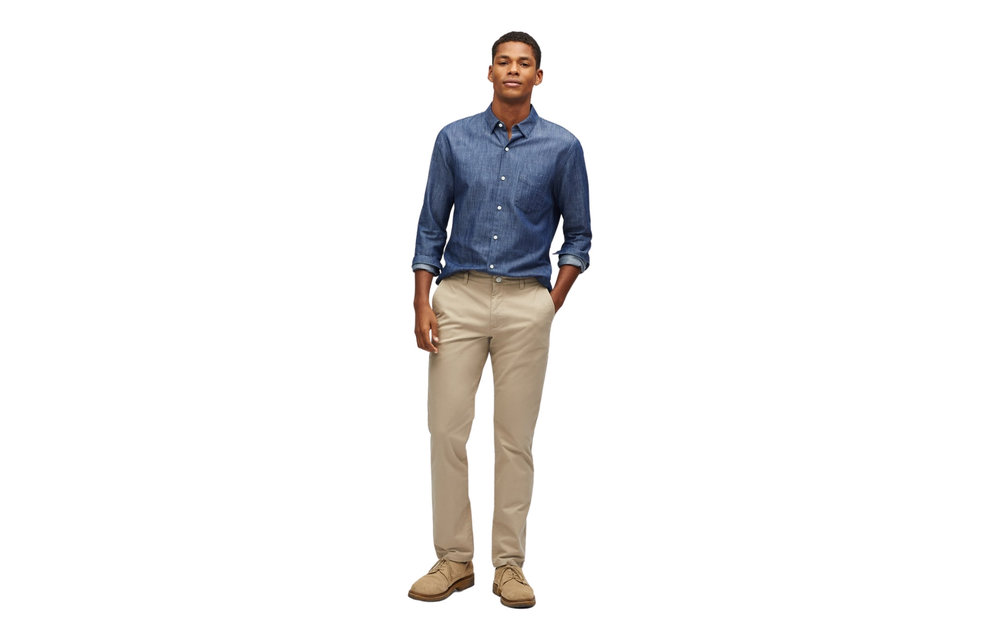 Stretch Washed Chinos-Baja Dunes