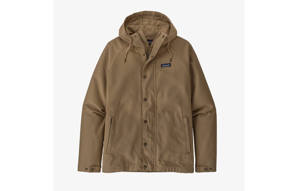 Organic Cotton Canvas Jacket-Mojave Khaki