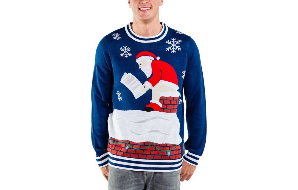 Santa Pooping Ugly Christmas Sweater