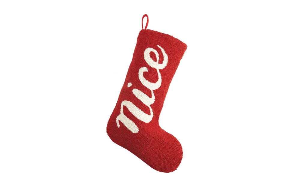 Nice Hook Christmas Stocking