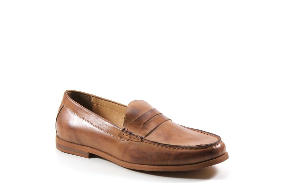Railroad Penny Loafer - Tan