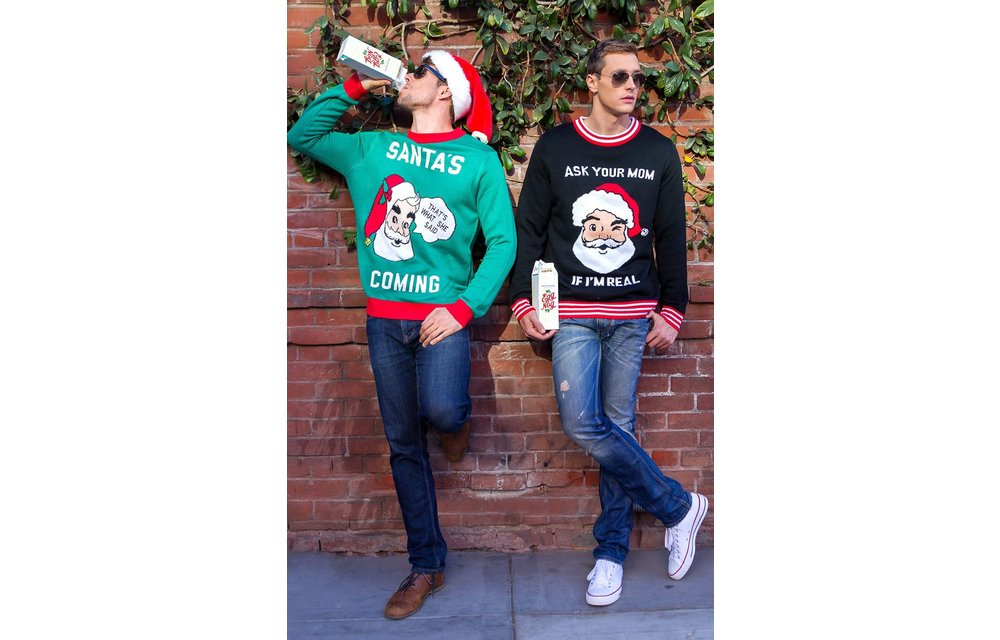 Santa's Coming Funny Christmas Sweater