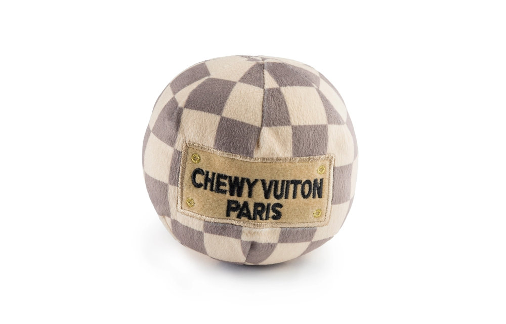 Checker Chewy Vuiton Ball Large
