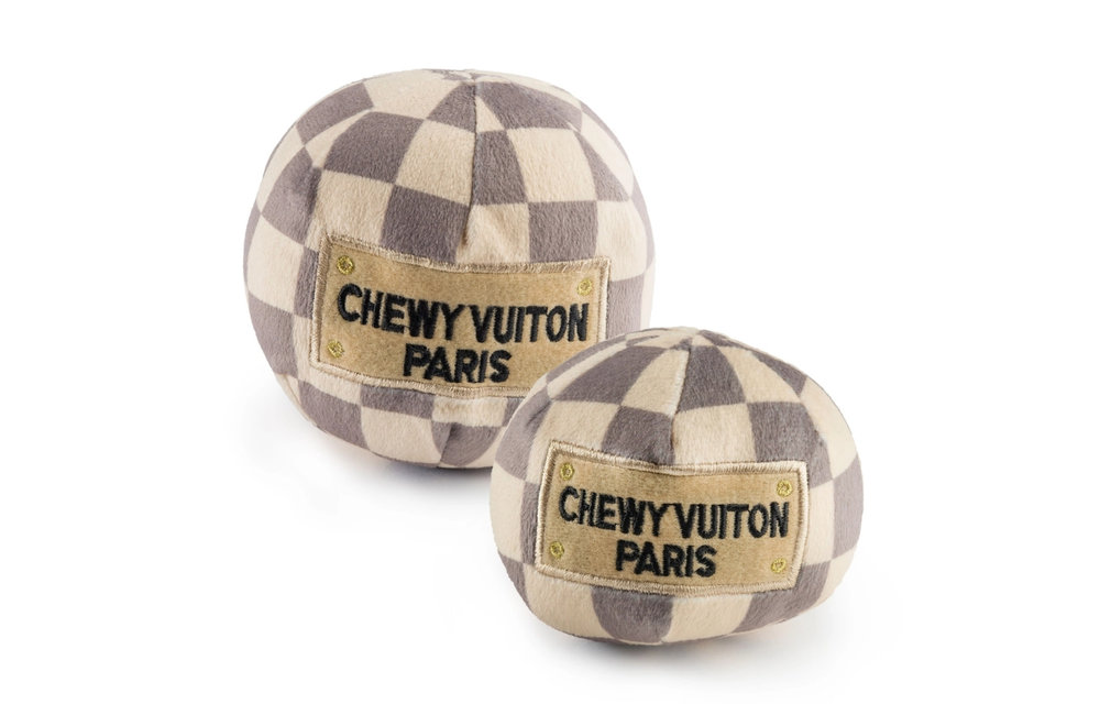 Checker Chewy Vuiton Ball Large