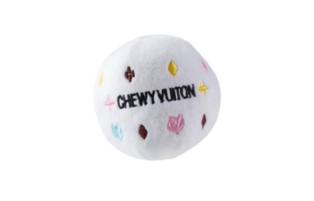 White Chewy Vuiton Ball Small
