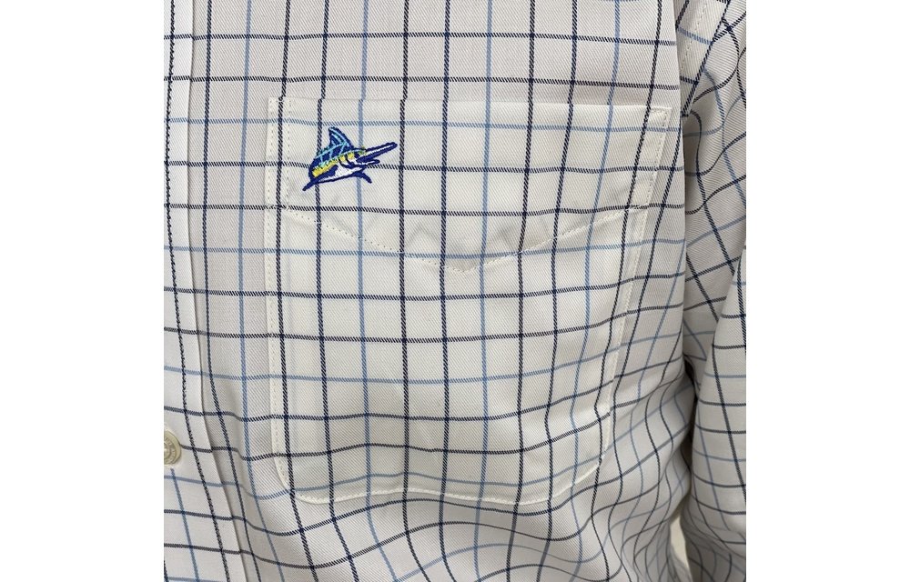 Buxton Plaid Button Down - White Cap