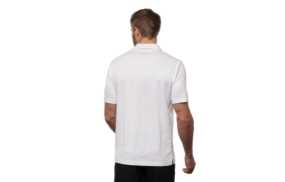 Night Life Short Sleeve Polo - White