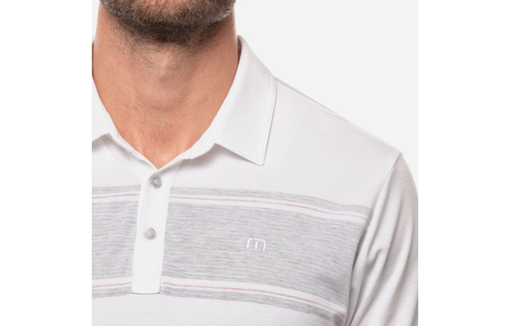 Night Life Short Sleeve Polo - White
