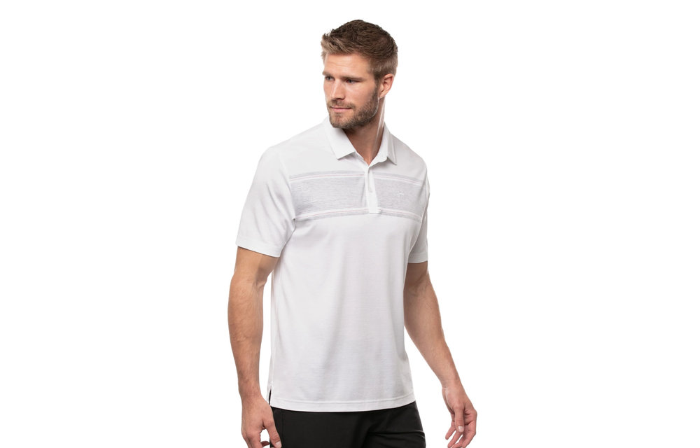 Night Life Short Sleeve Polo - White