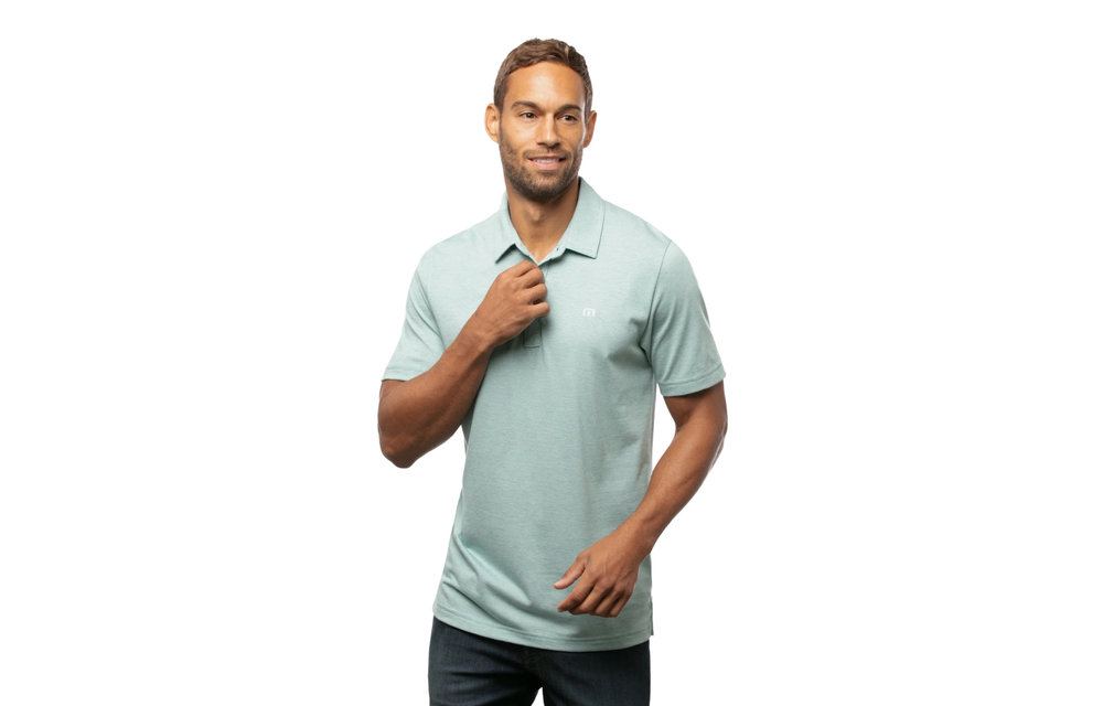 The Zinna Short Sleeve Polo - Beryl Green