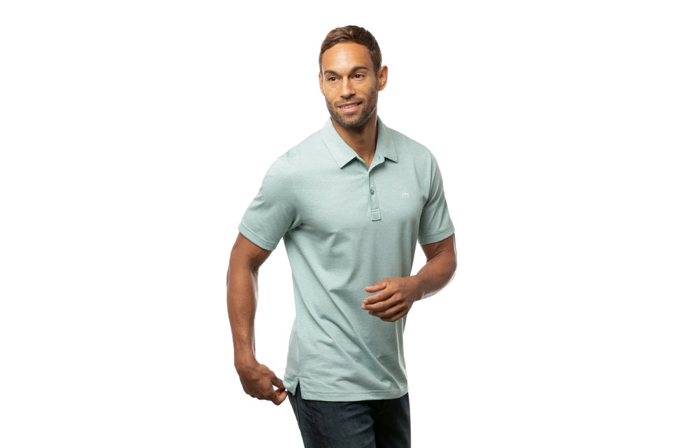 The Zinna Short Sleeve Polo - Beryl Green