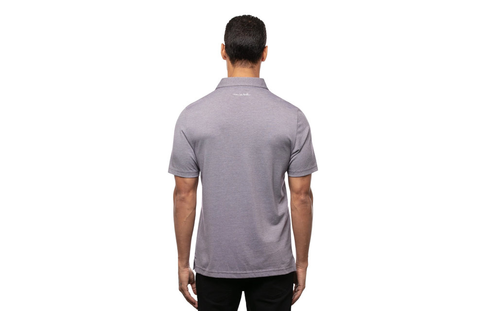 The Zinna Short Sleeve Polo - Blackberry