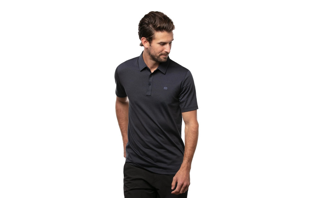 The Zinna Short Sleeve Polo - Vintage Indigo