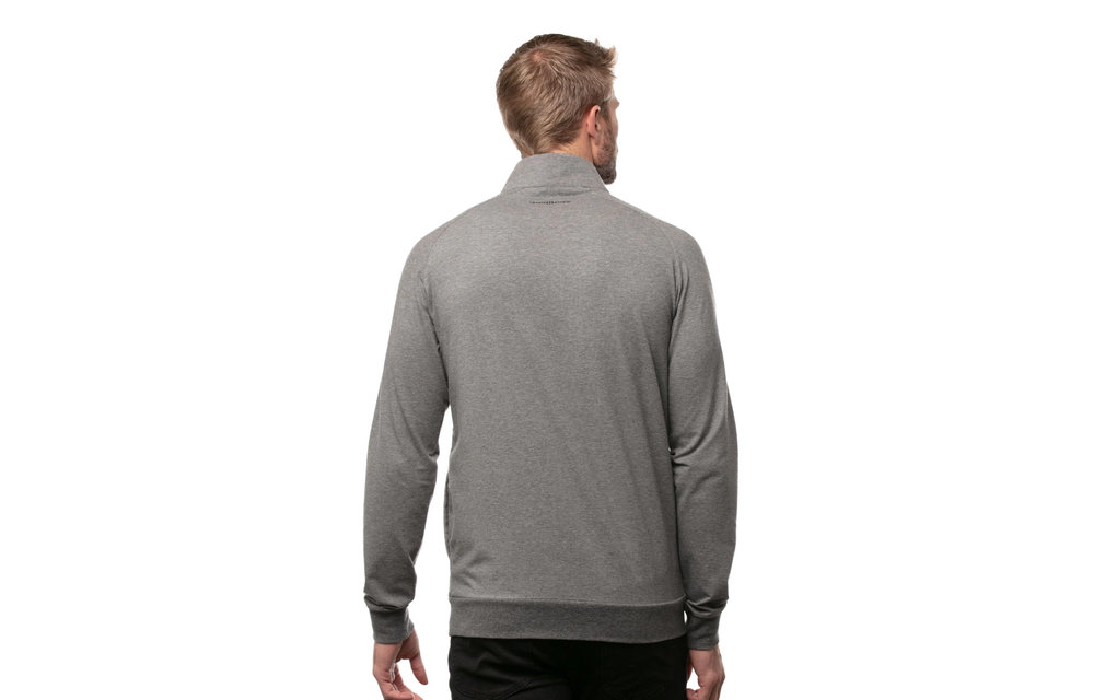 Zachary Pullover 1/4 Zip - Heather Dark Shadow