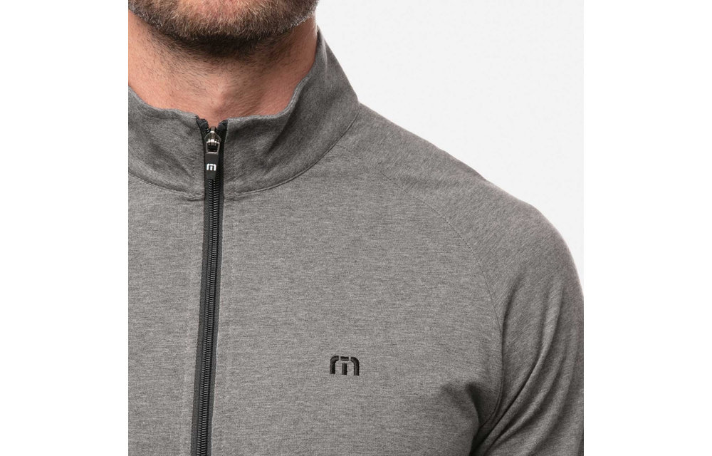 Zachary Pullover 1/4 Zip - Heather Dark Shadow