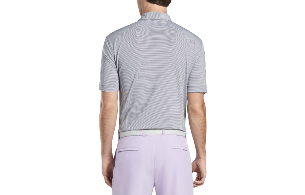 Jubilee Stripe Performance Polo - Iron