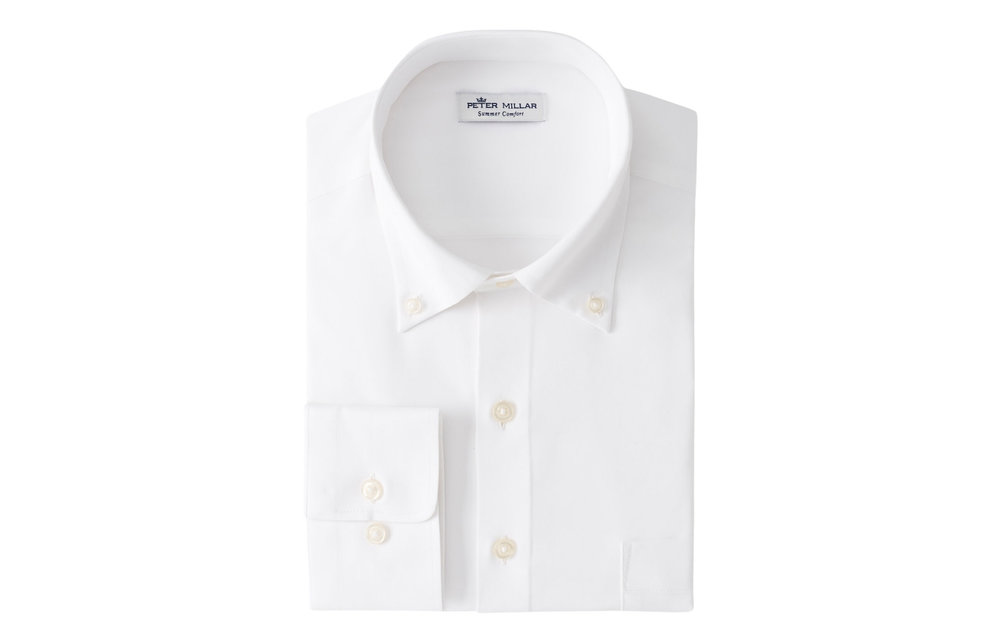Crown Sport Rivers Performance Sport Shirt-White