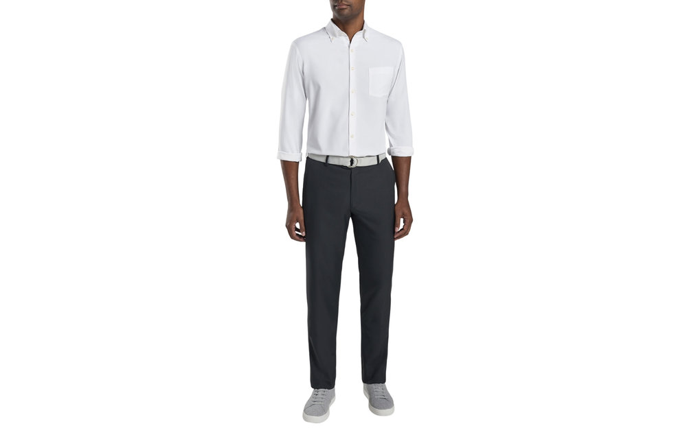 Crown Sport Rivers Performance Sport Shirt-White